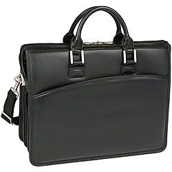 McKleinUSA RAVENSWOOD (Black) Triple Compartment Laptop Case