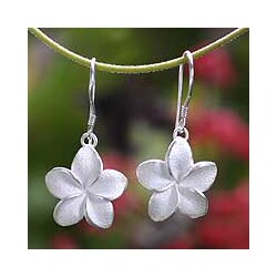 'Frangipani' Earrings (Indonesia)