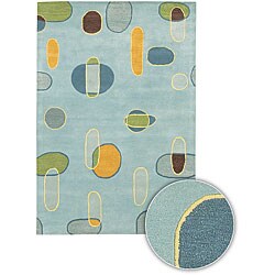 Hand-tufted Dani Wool/ Silk Rug (2'6 x 7'6)