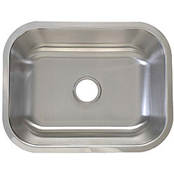 Ticor Undermount Stainless Steel 16 Gauge Single Bowl Kitchen Sink