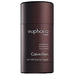 Euphoria Men by Calvin Klein 2.6 oz Deodorant (Pack of 3)