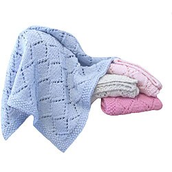 Babykins Hand-knitted Baby Blanket