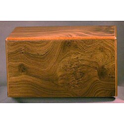 Natural Finish Fiberboard Large Pet Urn - For pets up to 85 lbs.