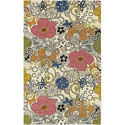 Hand-tufted Genesis Collection Wool Rug (5' x 8')