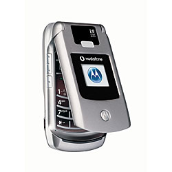 Motorola V3x Silver Razr Unlocked GSM Cell Phone (Refurbished)