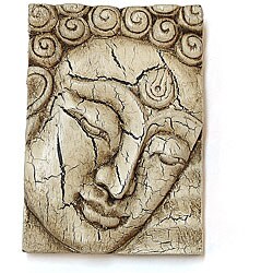 Hand-carved Acacia Wood Thai Buddha Panel