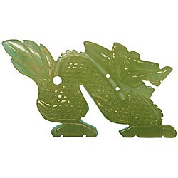 Hand-carved Jade Chinese Dragon Figurine