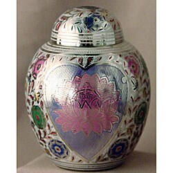 Legacy Lotus Heart Large Pet Urn - For pets up to 70 lbs
