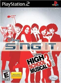 PS2 - Disney Sing It: High School Musical 3: Senior Year (Includes Microphone)
