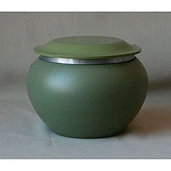 Eastern Pagoda Large Green Pet Urn (Up to 70 Pounds)