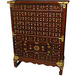 Handmade Zen Wood Medicine Chest (China)