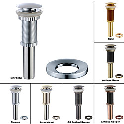 Kraus Vessel Sink Pop-up Drain and Mounting Ring