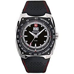 Swiss Military Men's Challenger Leather Strap Watch Model # 06-4113-04-007