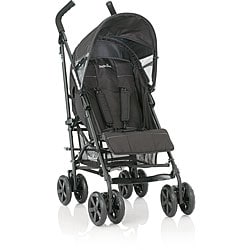 Black Ink Trip Stroller with Rain Cover