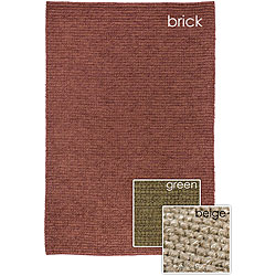 Hand-woven Jute Rug (5'9 Round)
