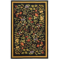 Hand-hooked Garden Rug (8'9 x 11'9)