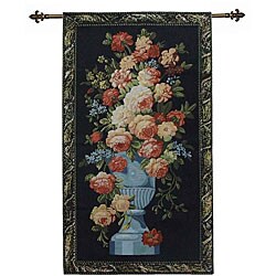 Rose Floral Bouquet Wall Art Tapestry