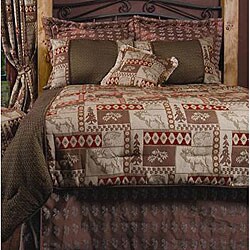 Elk Patchwork Twin-size 5-piece Bedding Set