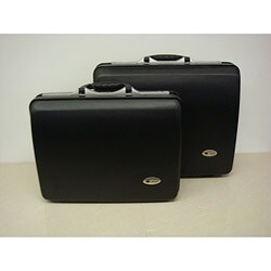 Abbyson 2-piece Black Travel Luggage Set