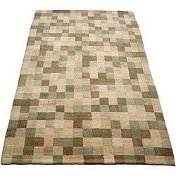Indo Tibetan Multicolor Rug (4' x 6')
