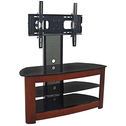 Solid Wood 42-inch 4-in-1 TV Stand w/ Removable Mount