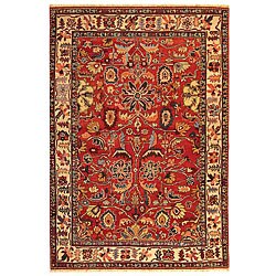Hand-knotted Turkistan Vegetable Dye Wool Rug (6' x 9')