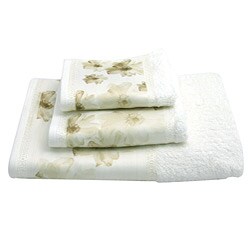 Croscill Champagne Poppies Bath Towels (Set of 4)