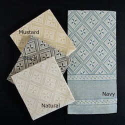 Italian Linen/ Cotton Diamond Towel