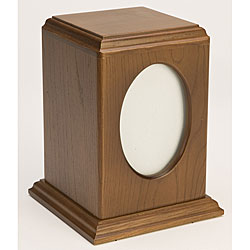 Tribute Walnut Wood Pet Urn (Up to 60 Pounds)