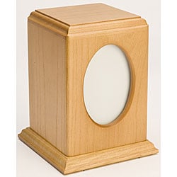 Tribute Oak Wood Pet Urn (Up to 60 Pounds)