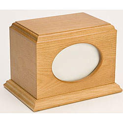 Citation Oak Wood Pet Urn (Up to 60 Pounds)
