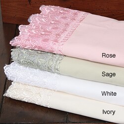 Sabrina 250 Thread Count Lace Sheet Set
