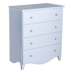 Emi Powder Blue 4-drawer Dresser