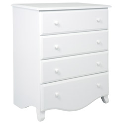 Emi Antique White 4-drawer Dresser