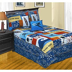 Lose a Board Kid's Cotton Patchwork Quilt Set