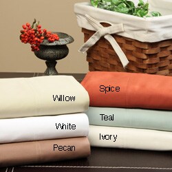 Imperial Egyptian Cotton 350 Thread Count Sateen Pillowcase Pair