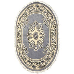 Hand-knotted Ganesh Wool Rug (2'6 x 12')