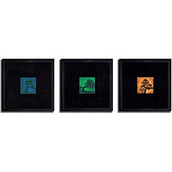 'Bonsai Tree' Framed Canvas 3-piece Art Set