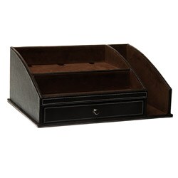 Brown Leather Charging Station / Valet