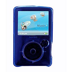 SanDisk Sansa Fuze Blue Crystal Case