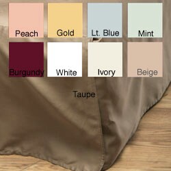 Egyptian Cotton Solid Bedskirt