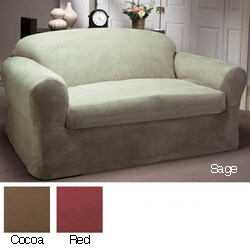 Microsuede Supreme 2-piece Loveseat Slipcover