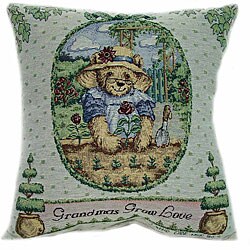 Pillow text: Grandmas Grove Love