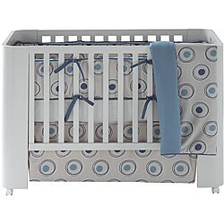 Picci 4-piece 'Blue Ocean' Crib Bedding Set