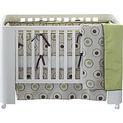 Picci 'Green Forest' 4-piece Crib Bedding Set
