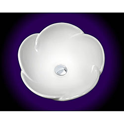 Ticor Vessel Porcelain Overmount Bathroom Vanity Sink