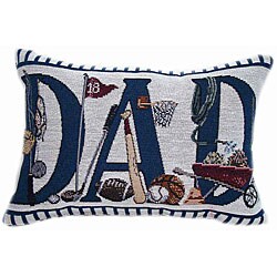 'DAD' Tapestry Throw Pillows (Set of 2)