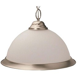 Brushed Nickel 1-light Hanging Lamp 