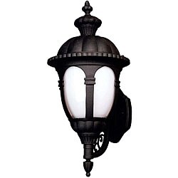 Black 1-light Outdoor Wall Sconce