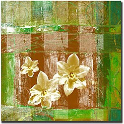 Miguel Paredes 'Abstract Flower' Gallery-wrapped Canvas Art